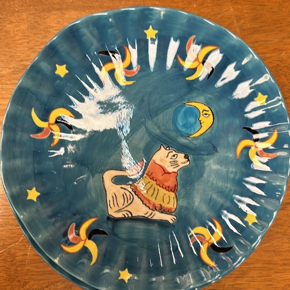 Anthropologie Claudia Rankin Celestial dessert/ salad plate - Picture 3 of 4
